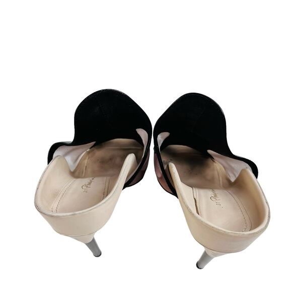 3.1 Phillip Lim Aria Suede Mule Sandal Black Mauve 7 - Picture 9 of 15